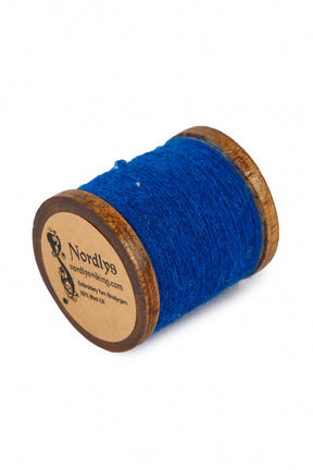 Blue embroidery thread 100% wool