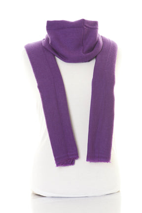 Kashmir shawl single colour, Purple