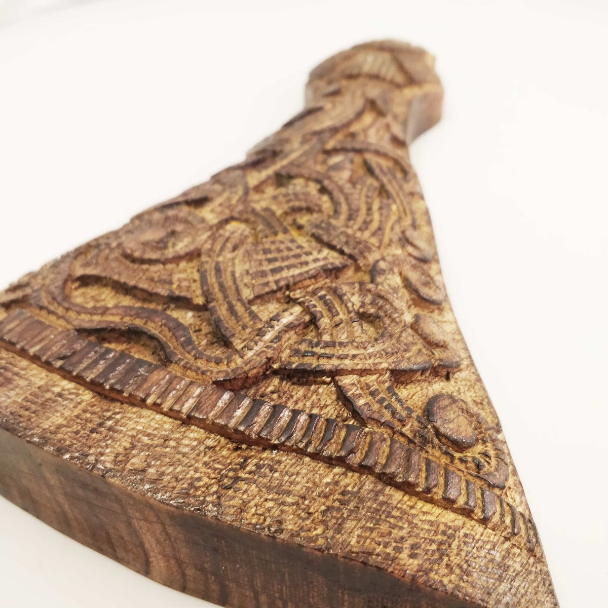 Mammen decor axe wall hanging norse viking wood carved