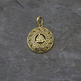 Valknut, mässing