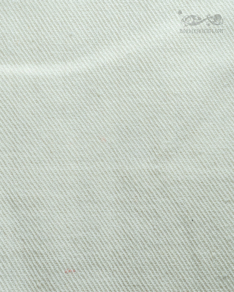 Hand-woven wool fabric, white twill, fabric